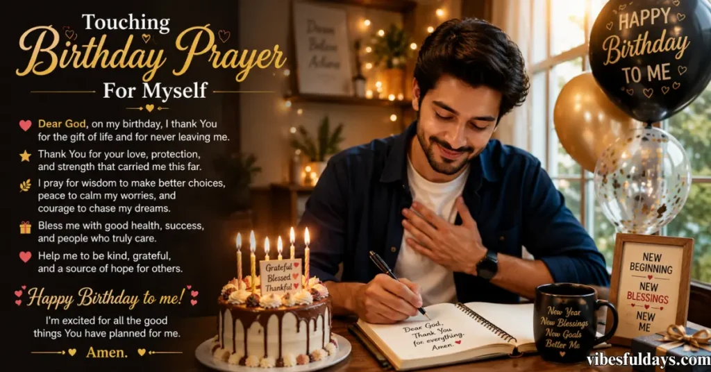Touching Birthday Prayer For Myself