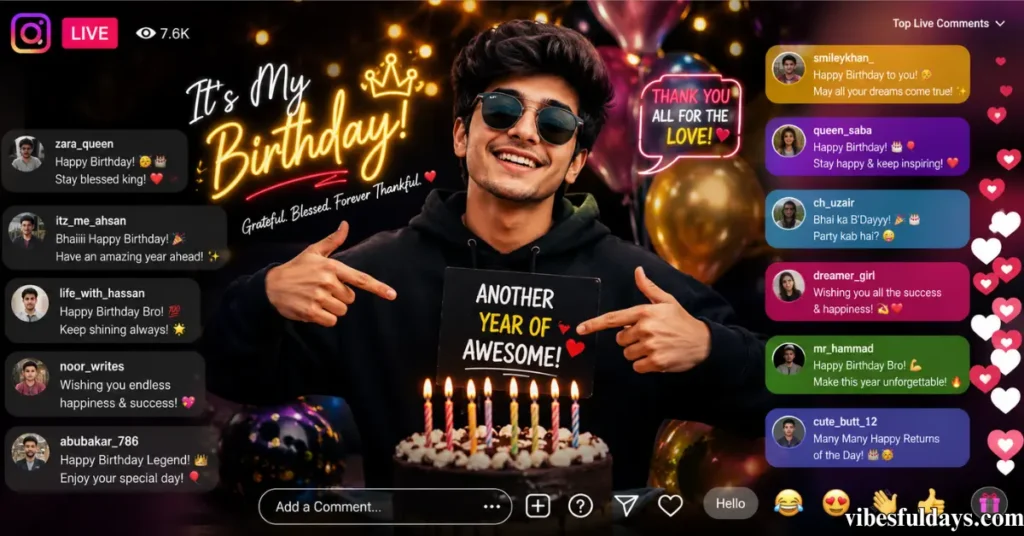 Instagram Birthday Captions for Myself