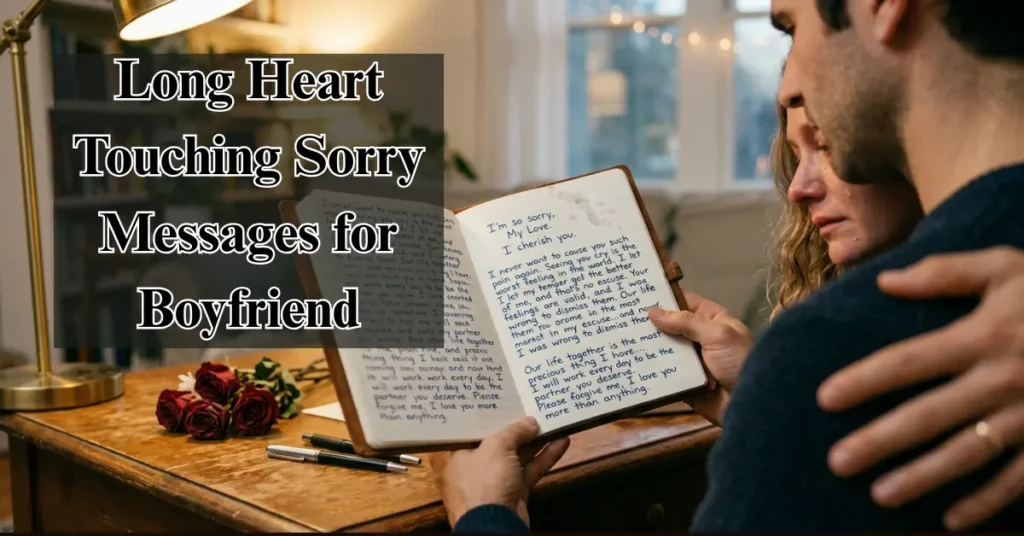 Long Heart Touching Sorry Messages for Boyfriend