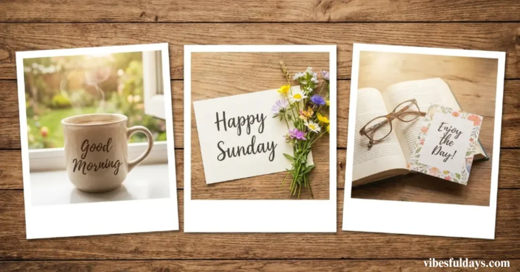 Good Morning Happy Sunday Message