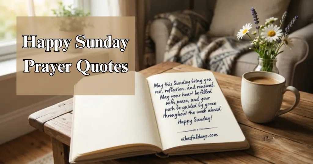 Happy Sunday Prayer Quotes