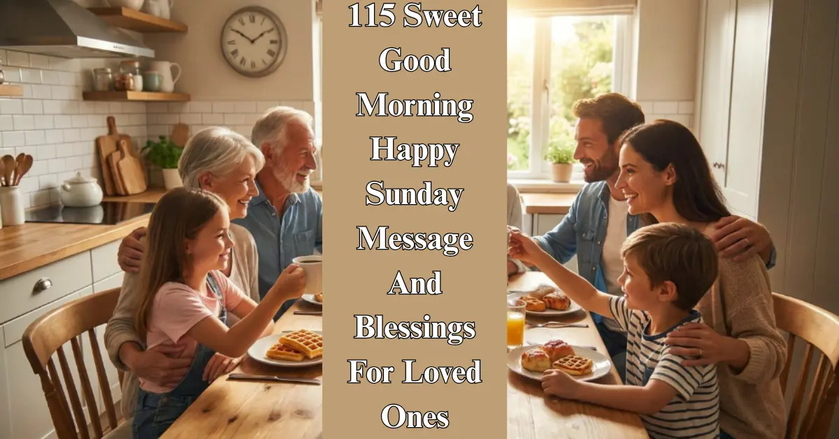 115 Sweet Good Morning Sunday Messages & Blessings [Love & Joy]