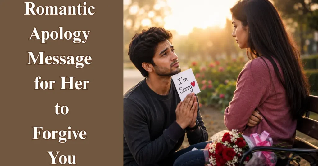 Romantic Apology Message for Her to Forgive You
