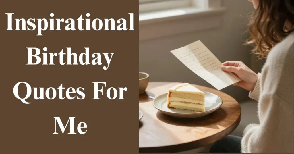 Inspirational Birthday Quotes For Me