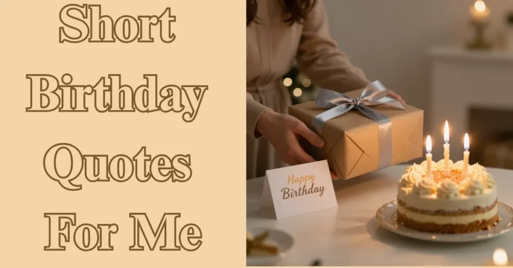 Short Birthday Quotes For Me