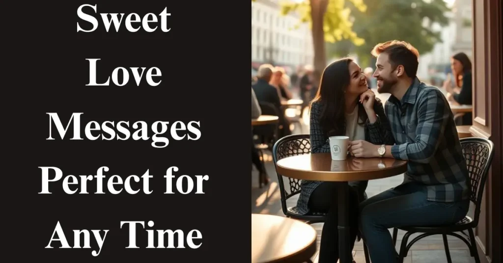 Sweet Love Messages Perfect for Any Time