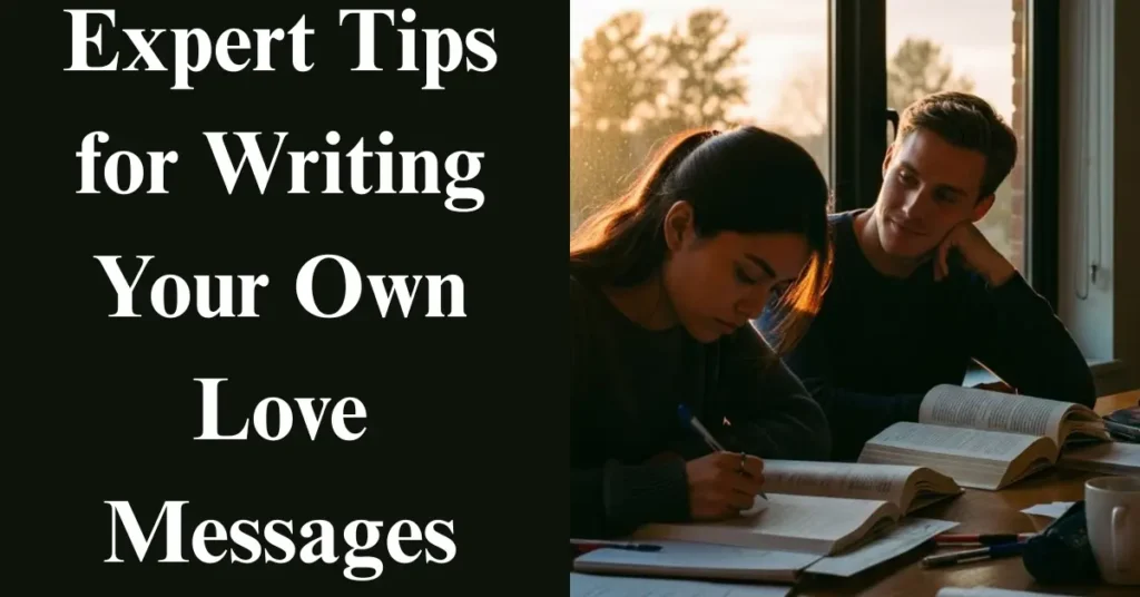 Expert Tips for Writing Your Own Love Messages