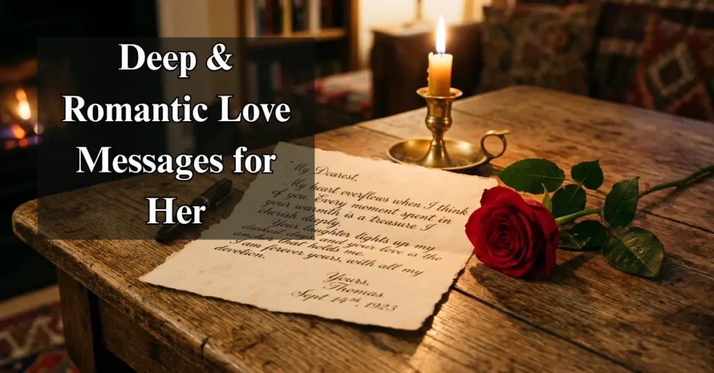 Deep & Romantic Love Messages for Her