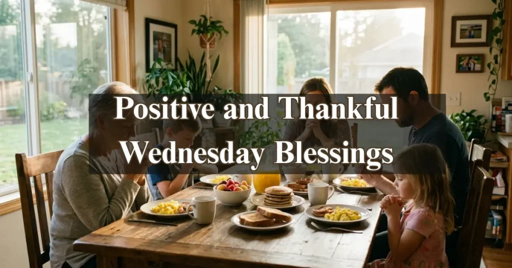 Positive and Thankful Wednesday Blessings