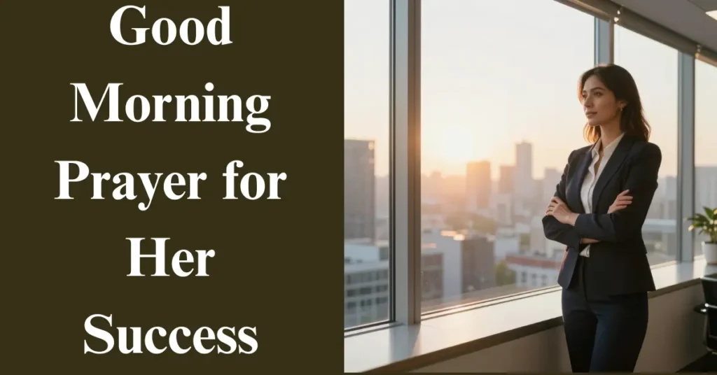 Good Morning Prayer for Her Success