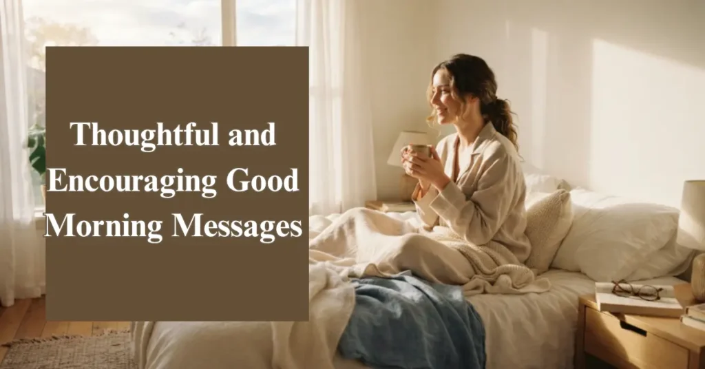 Thoughtful and Encouraging Good Morning Messages