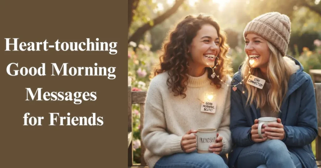 Heart-touching Good Morning Messages for Friends