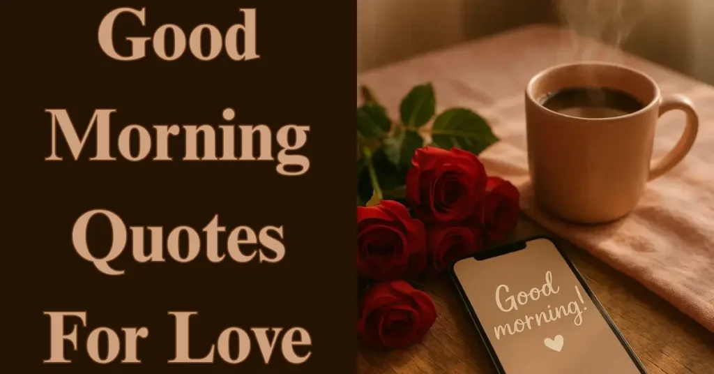 Good Morning Quotes For Love