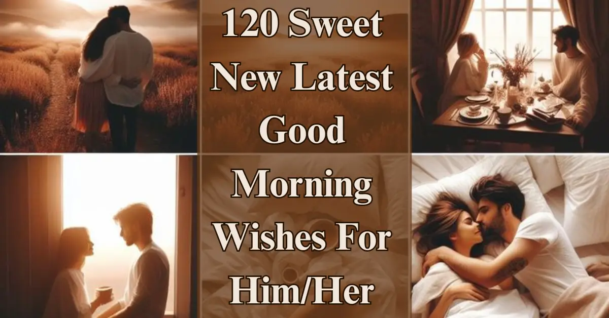 120 Sweet Good Morning Wishes [Romantic, Cute & Latest]
