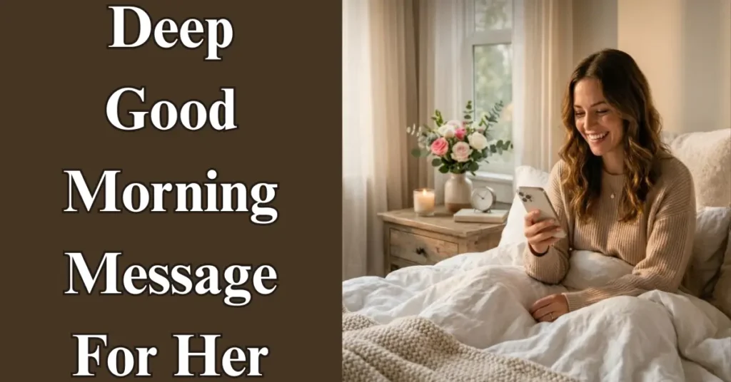 Deep Good Morning Message For Her