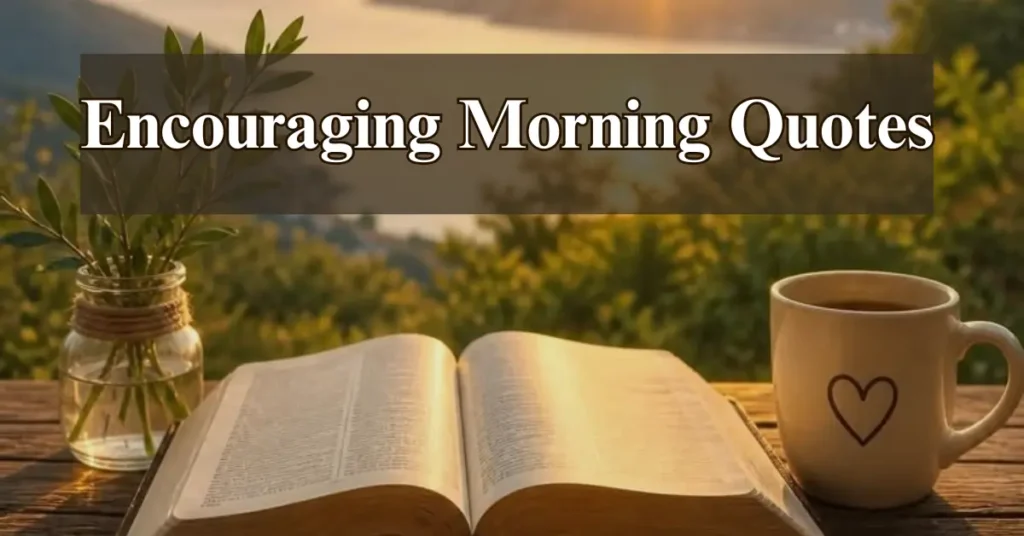 Encouraging Morning Quotes
