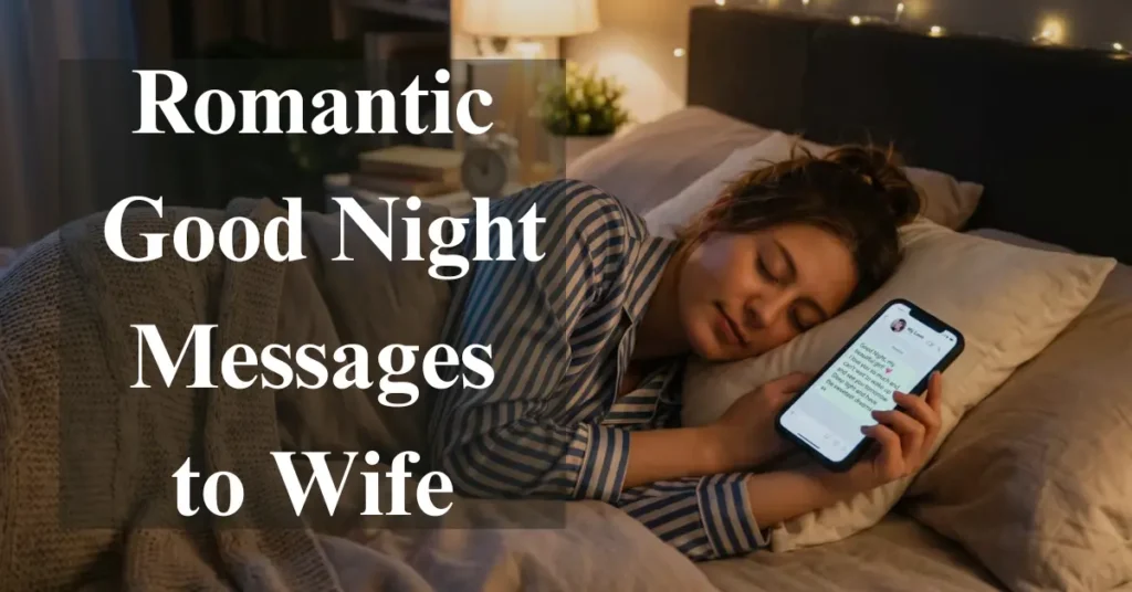 Romantic Good Night Messages to Wife