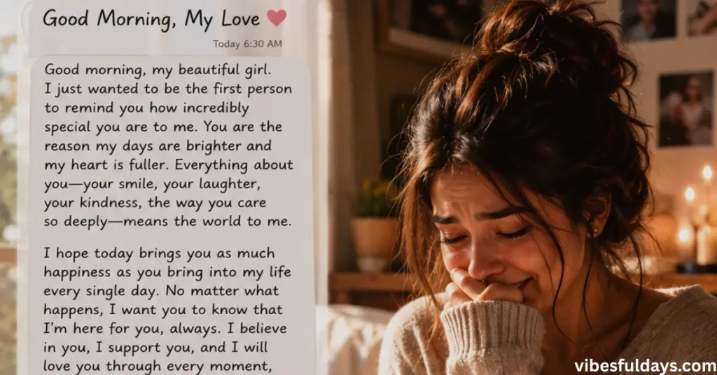 Deep & Heart Touching Morning Paragraphs (To Make Her Cry)