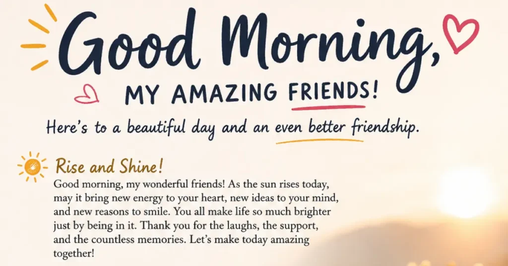 Creative Long Good Morning Paragraphs to Share with Friends