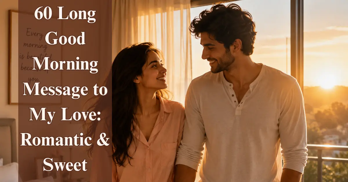 60 Long Good Morning Messages [Sweet, Romantic & Deep]