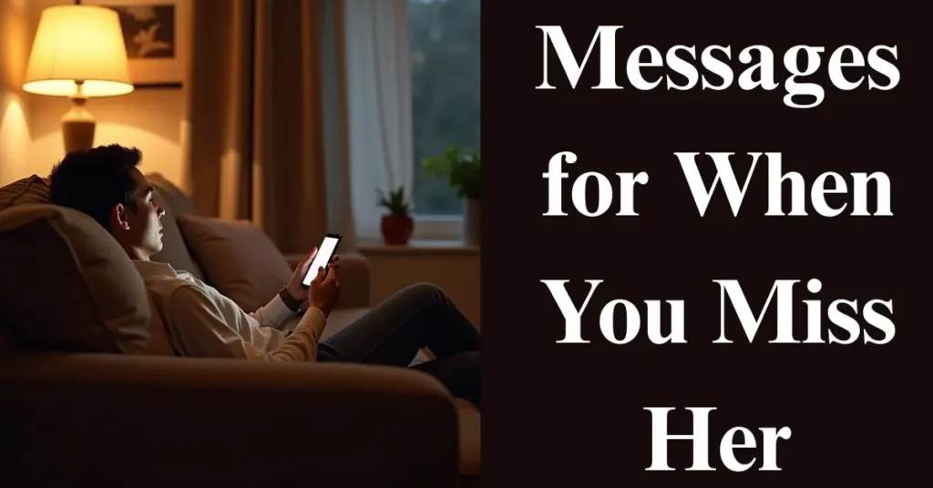 Messages for When You Miss Her