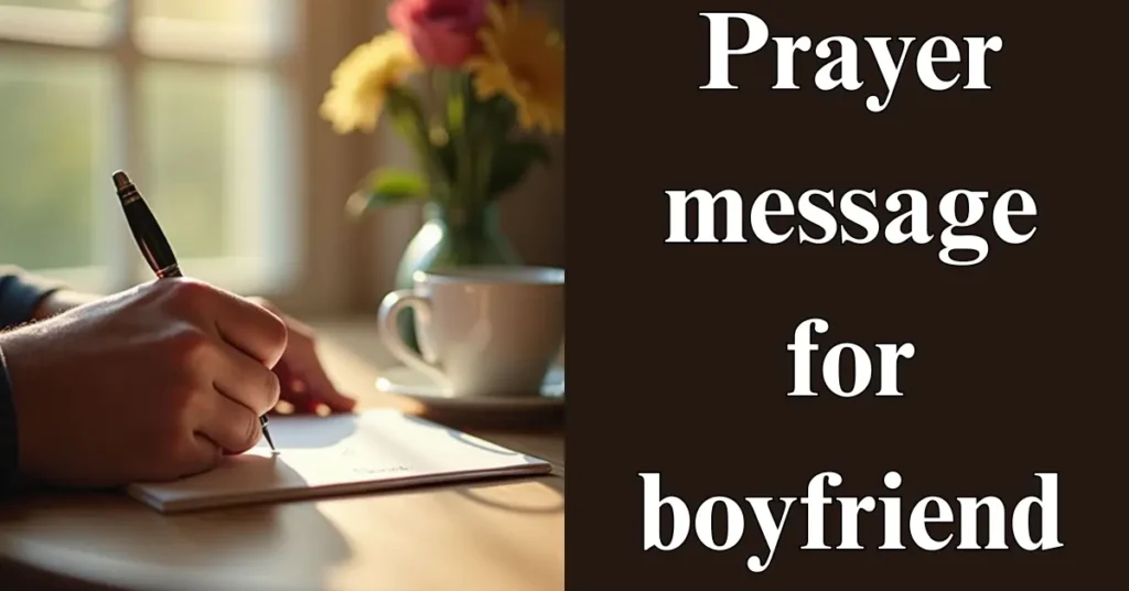 Prayer message for boyfriend