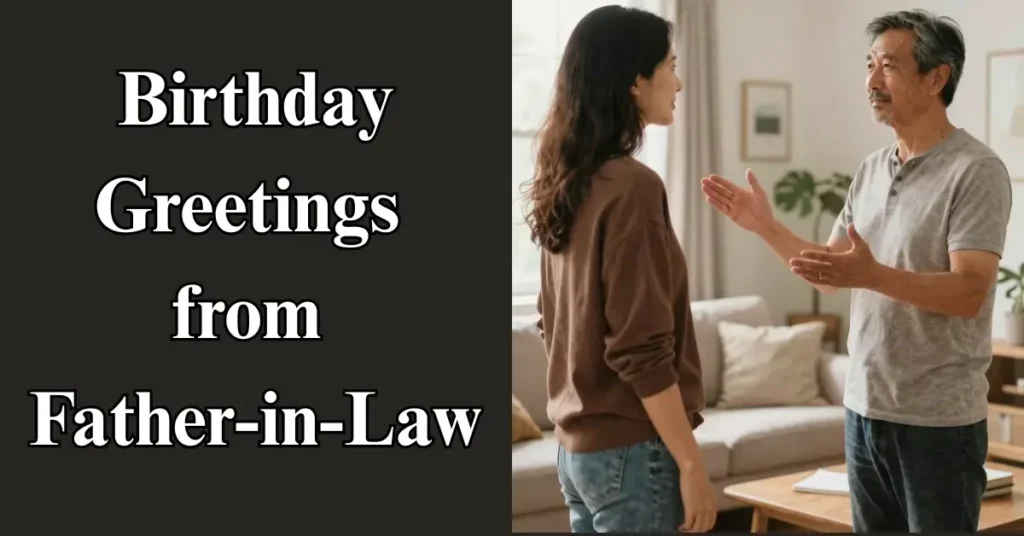 Birthday Greetings from Father-in-Law