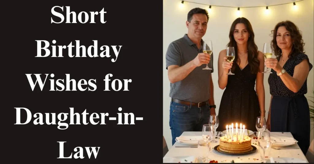Short Birthday Wishes for Daughter-in-Law