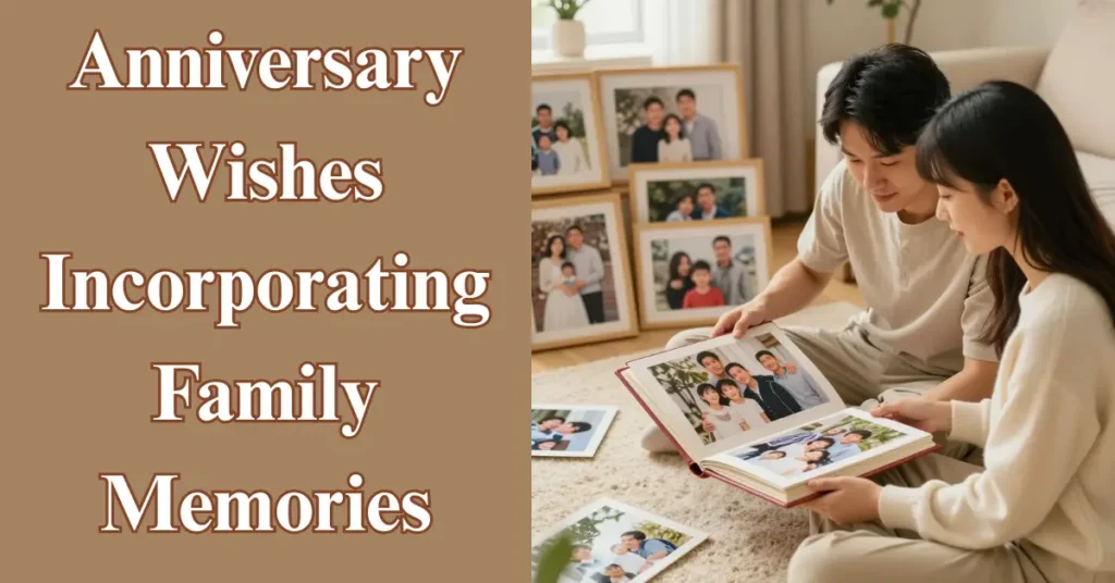 Anniversary Wishes Incorporating Family Memories
