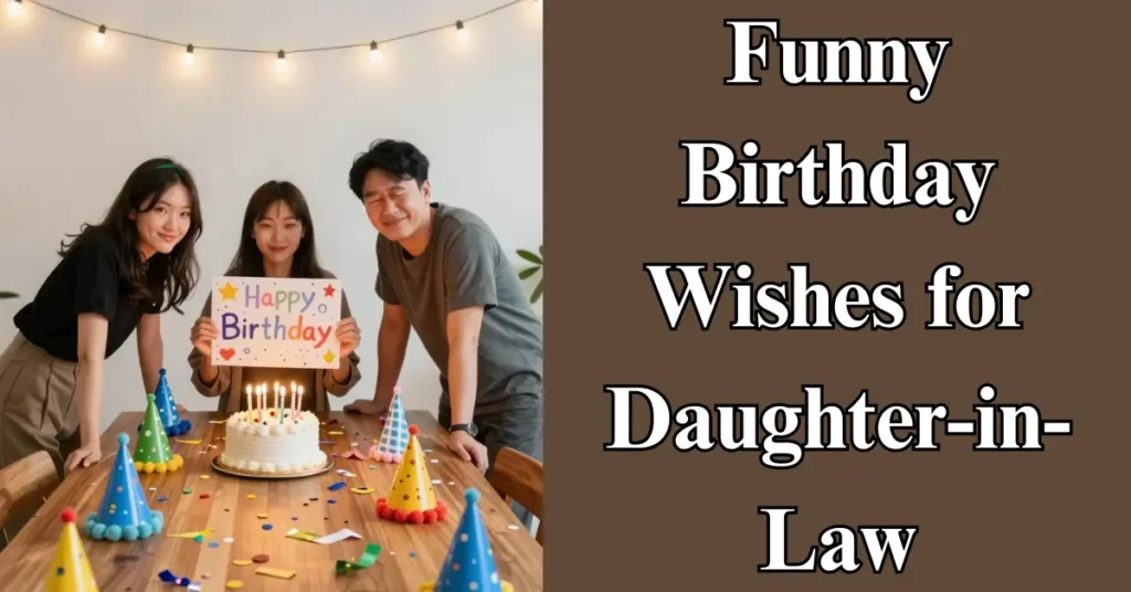 Funny Birthday Wishes for Daughter-in-Law