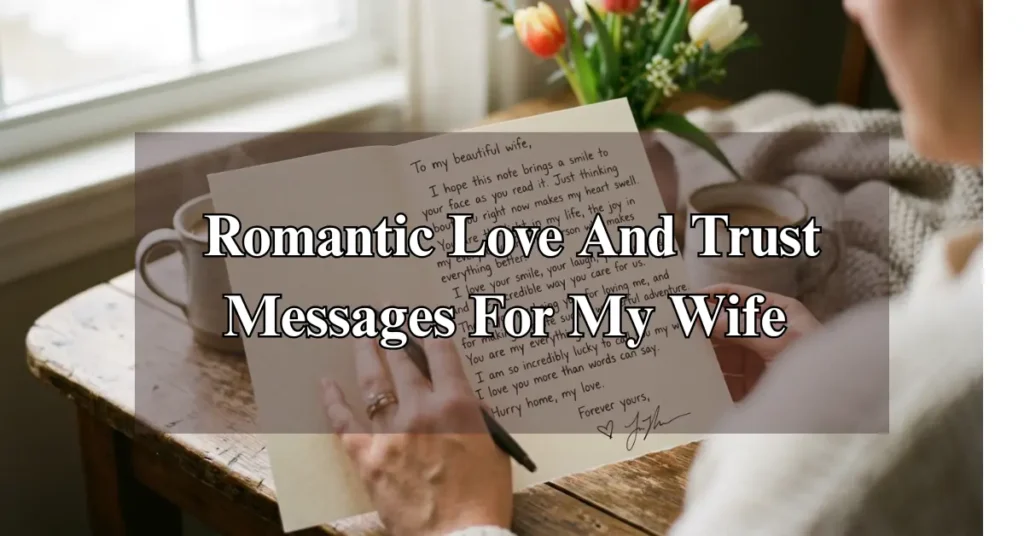 120 Hot Romantic Love And Trust Messages For My Wife 