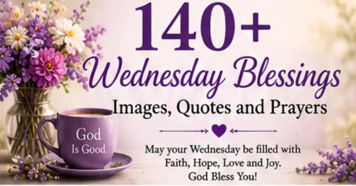 140+ Wednesday Blessings [Inspiration, Faith & Positivity]