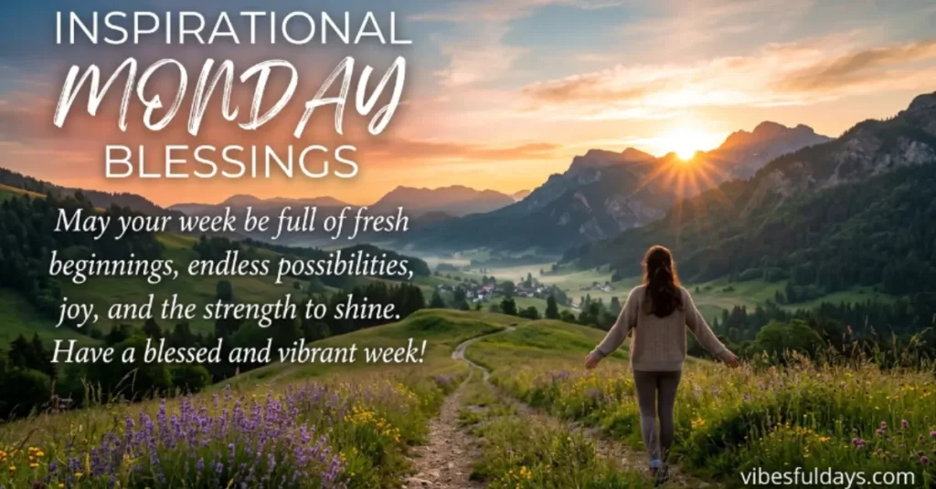 Inspirational Monday Blessings