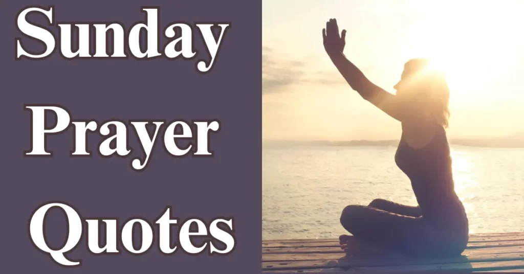 Sunday Prayer Quotes