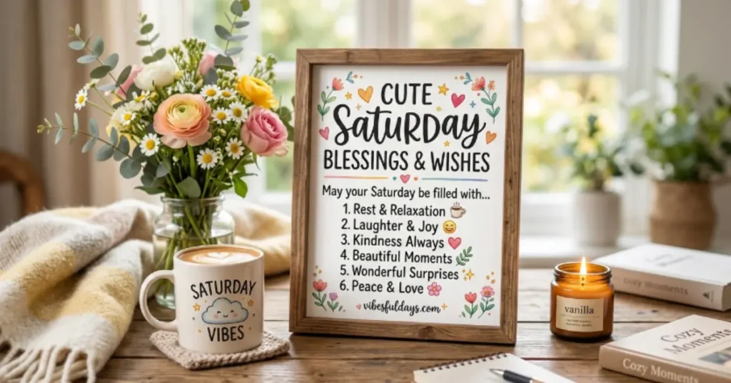 Cute Saturday Blessings and Wishes