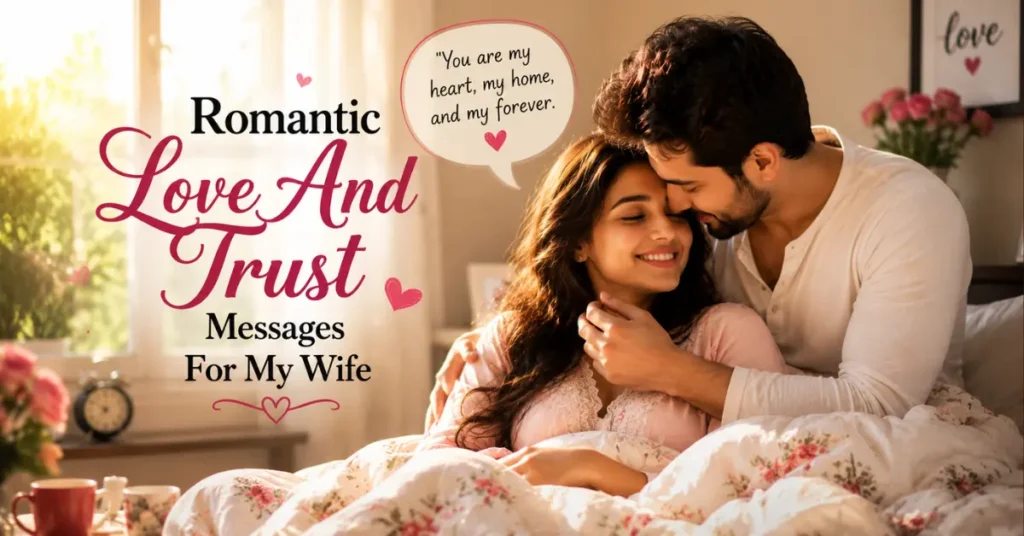 Romantic Love And Trust Messages For My Wife