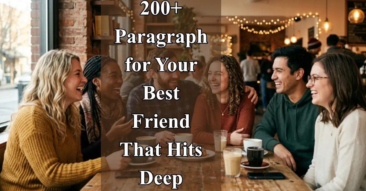 200+ Deep Paragraphs for Best Friend [Special]