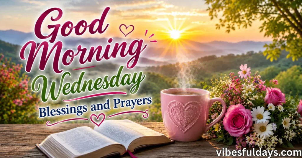 Good Morning Wednesday Blessings and Prayers