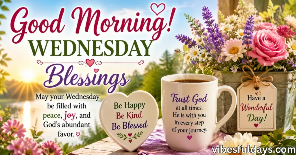 Good Morning Happy Wednesday Blessings