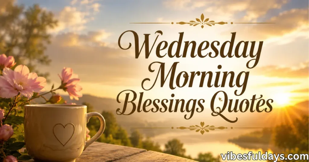 Wednesday Morning Blessings Quotes