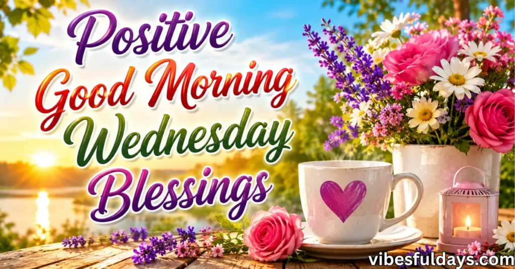 Positive Good Morning Wednesday Blessings