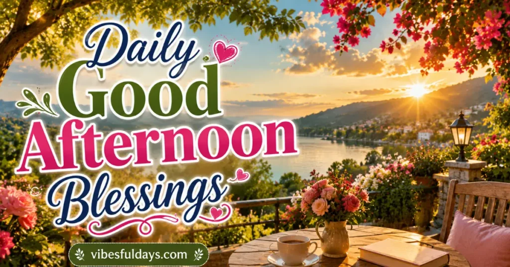 Daily Good Afternoon Blessings