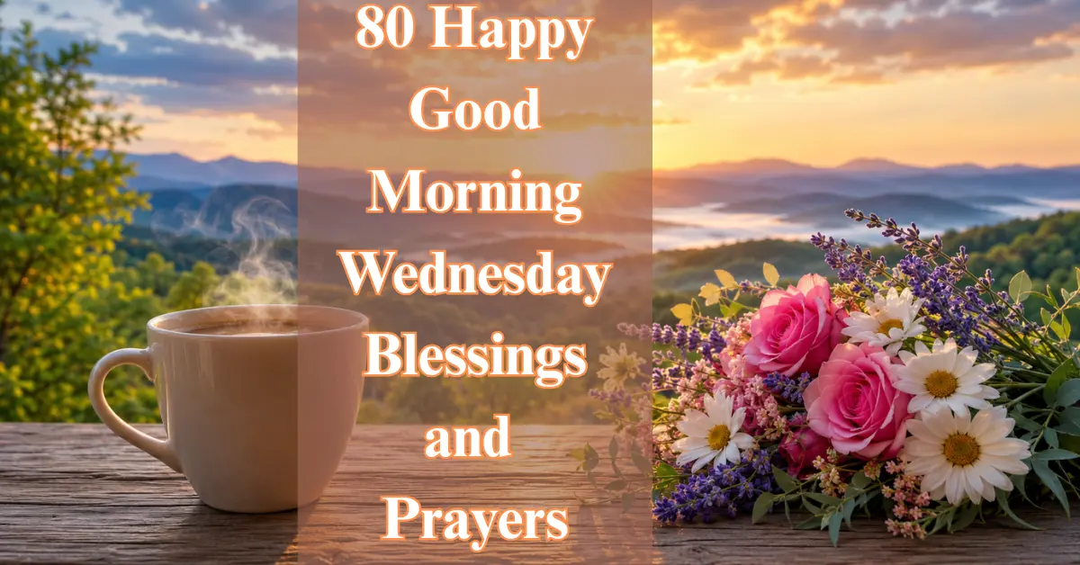80 Happy Good Morning Wednesday Blessings & Prayers [Best]