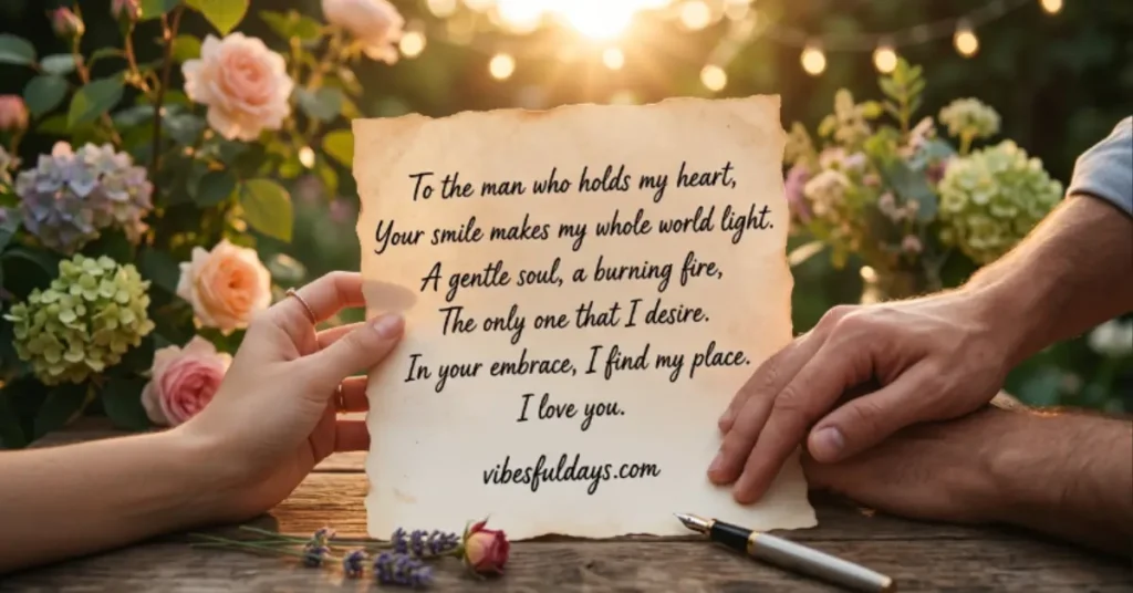 Deep and Meaningful Love Poems for Him