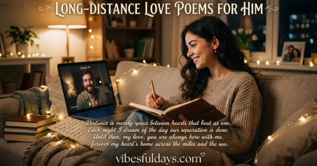 Long-Distance Love Poems for Him