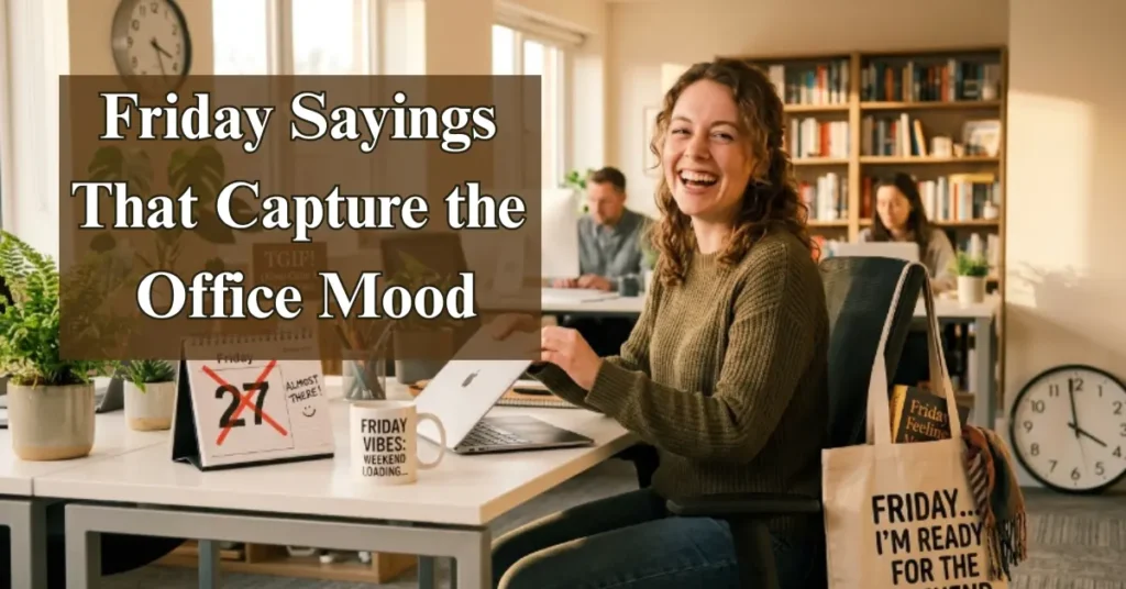 Friday Sayings That Capture the Office Mood