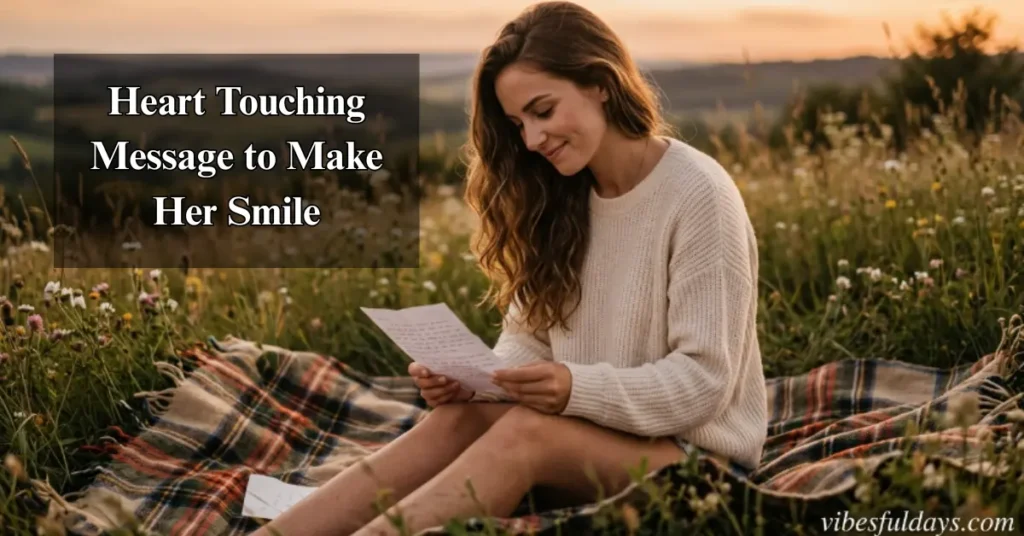 Heart Touching Message to Make Her Smile