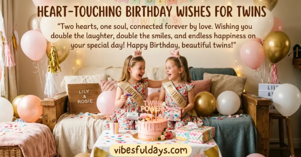 Birthday Wishes for Twins Sister