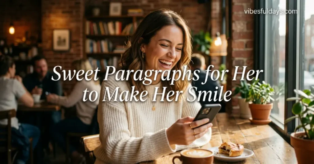 Sweet Paragraphs for Her to Make Her Smile