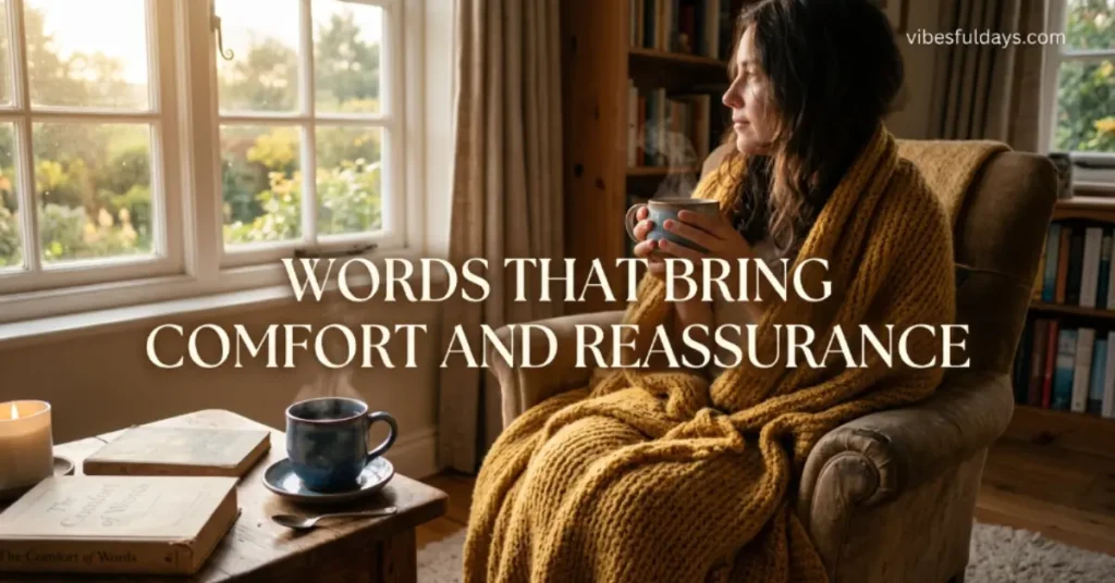 Words That Bring Comfort And Reassurance